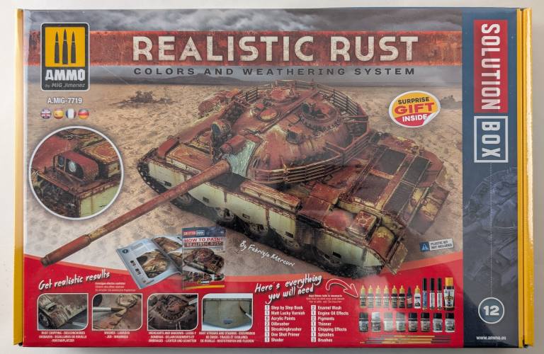 AMMO BY MIG JIMENEZ  7719 REALISTIC RUST COLOURS AND WEATHERING SYSTEM