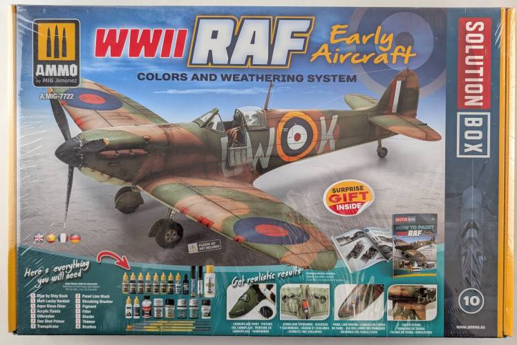 AMMO BY MIG JIMENEZ  7722 WWII RAF EARLY AIRCRAFT COLOURS AND WEATHERING