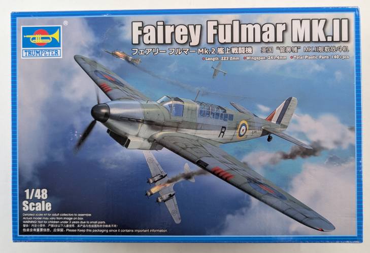 TRUMPETER MODELS 1/48 05823 FAIREY FULMAR MK.II 