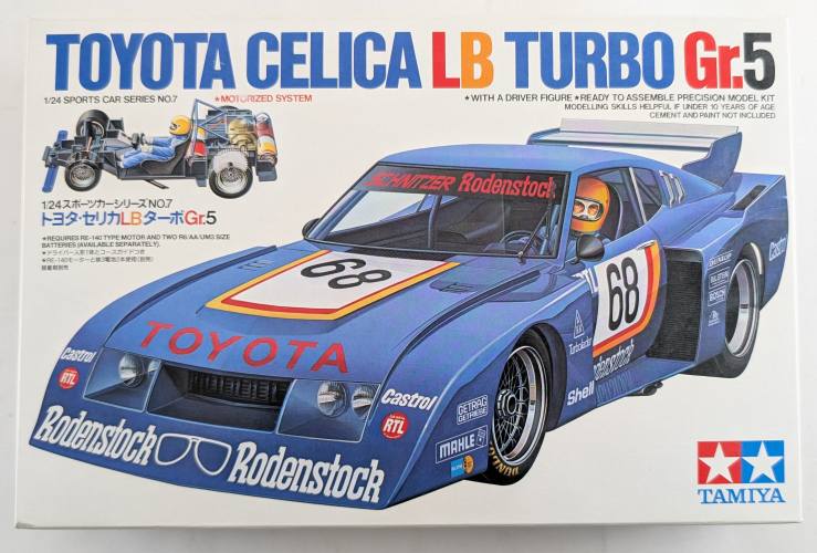 TAMIYA 1/24 24007 TOYOTA CELICA LB TURBO GR.5