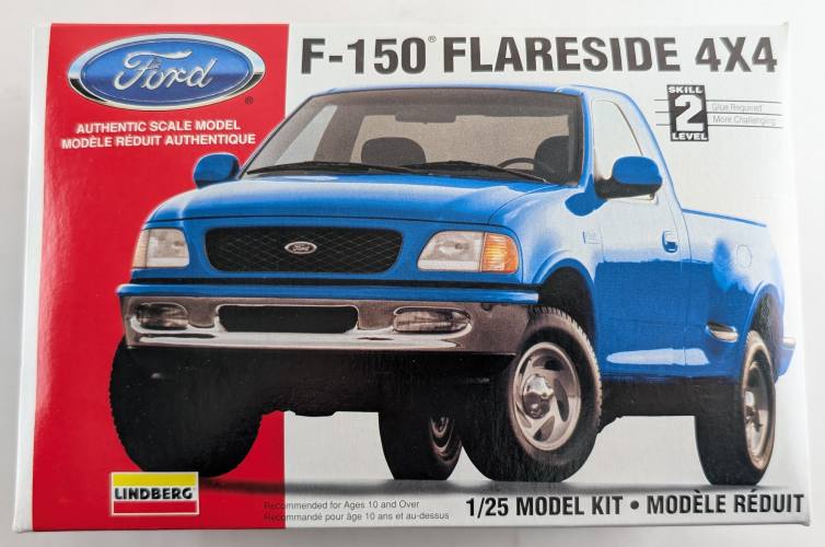 LINDBERG 1/25 72149 FORD F-150 FLARESIDE 4X4