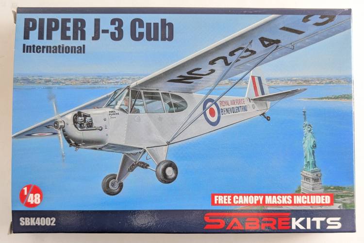 SABRE KITS 1/48 4002 PIPER J-3 CUB INTERNATIONAL
