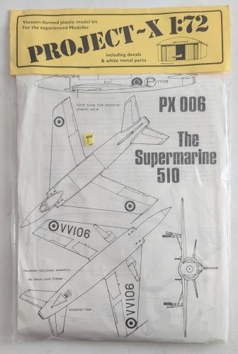 PROJECT X 1/72 PX006 THE SUPERMARINE 510