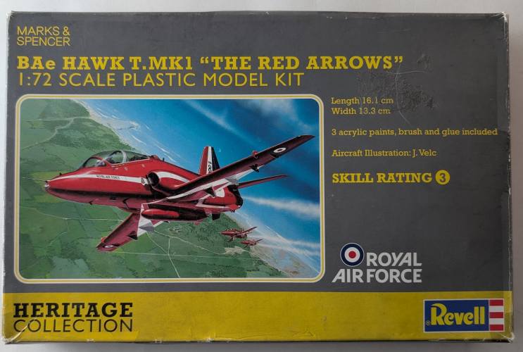 MARKS AND SPENCER 1/72 BAE HAWK T.MK1 THE RED ARROWS