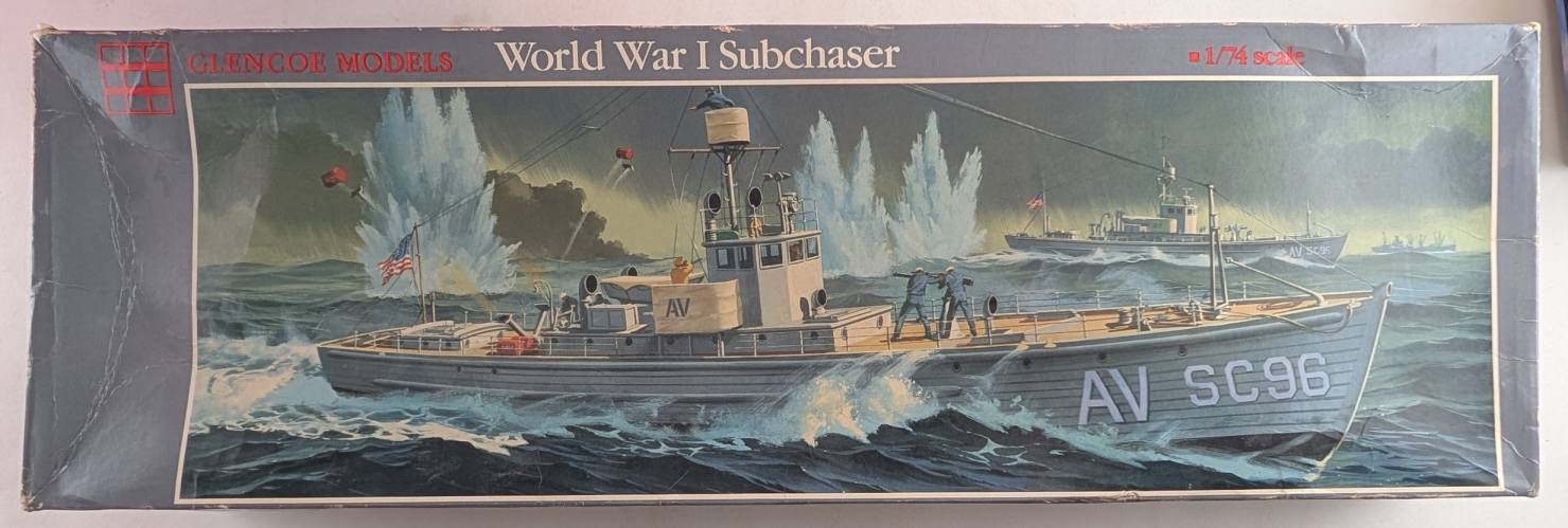 GLENCOE 1/74 07301 WORLD WAR I SUBCHASER