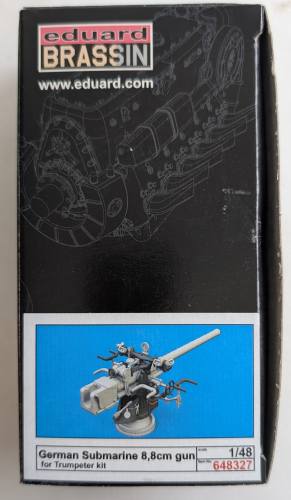 EDUARD 1/48 648327 GERMAN SUBMARINE 8.8CM GUN