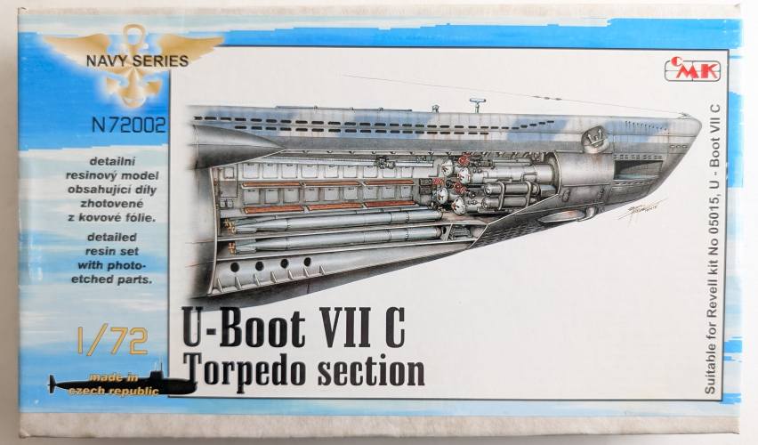 CMK 1/72 72002 U-BOOT VII C TORPEDO SECTION 