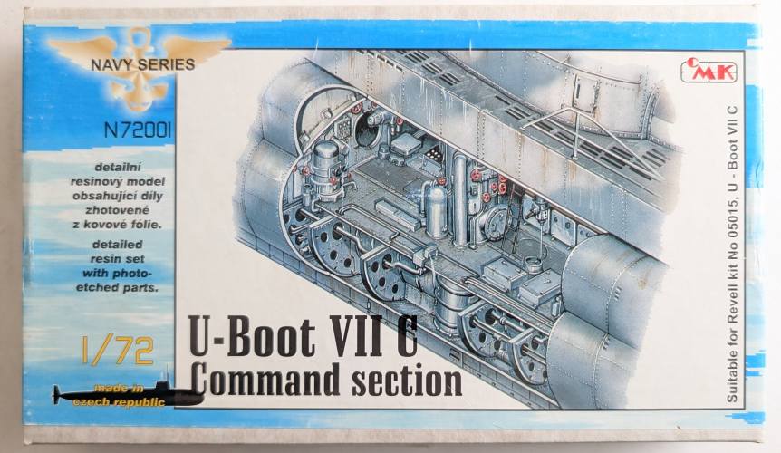 CMK 1/72 72001 U-BOOT VII C COMMAND SECTION