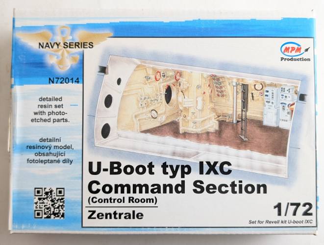 CMK 1/72 72014 U-BOOT TYP IXC COMMAND SECTION