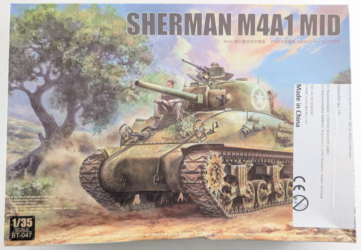 BORDER MODELS 1/35 BT-047 SHERMAN M4A1 MID