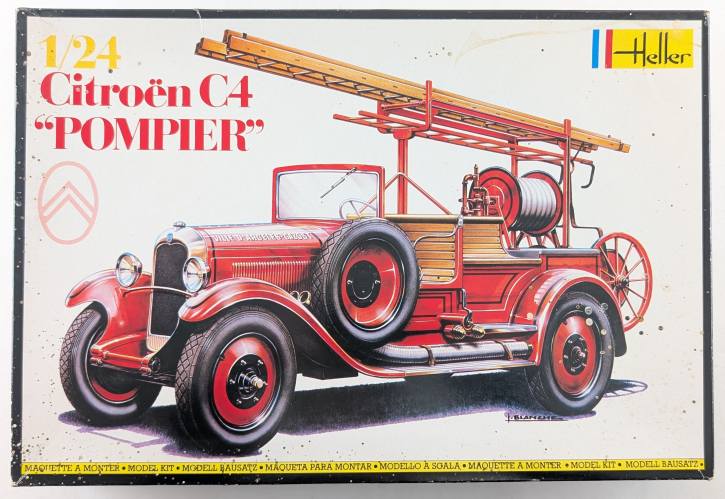 HELLER 1/24 733 CITROEN C4 POMPIER