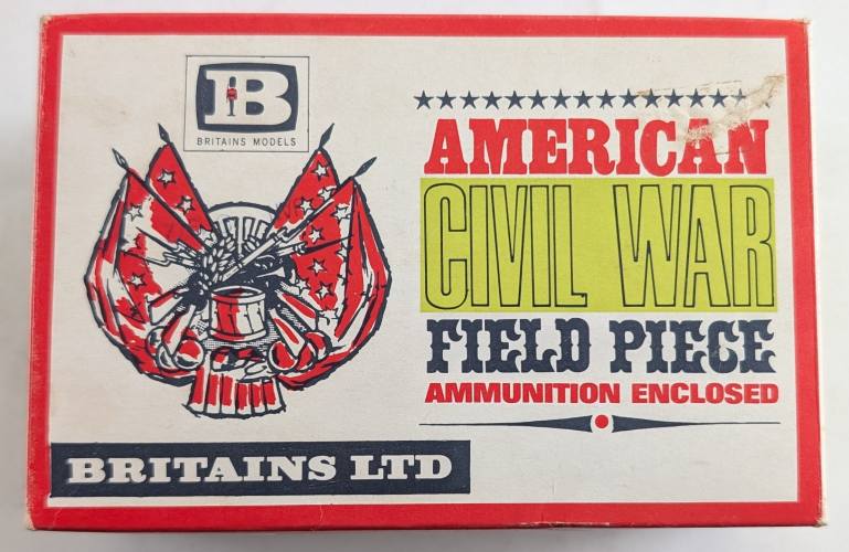 BRITAINS MODELS  9726 AMERICAN CIVIL WAR FIELD PIECE