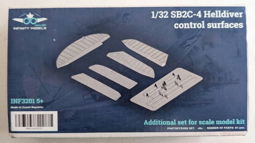 INFINITY MODELS 1/32 SB2C-4 HELLDIVER CONTROL SURFACES