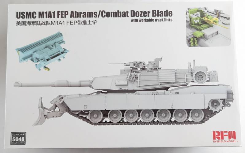 RYE FIELD MODEL 1/35 5048 USMC M1A1 FEP ABRAMS/COMBAT DOZER BLADE 