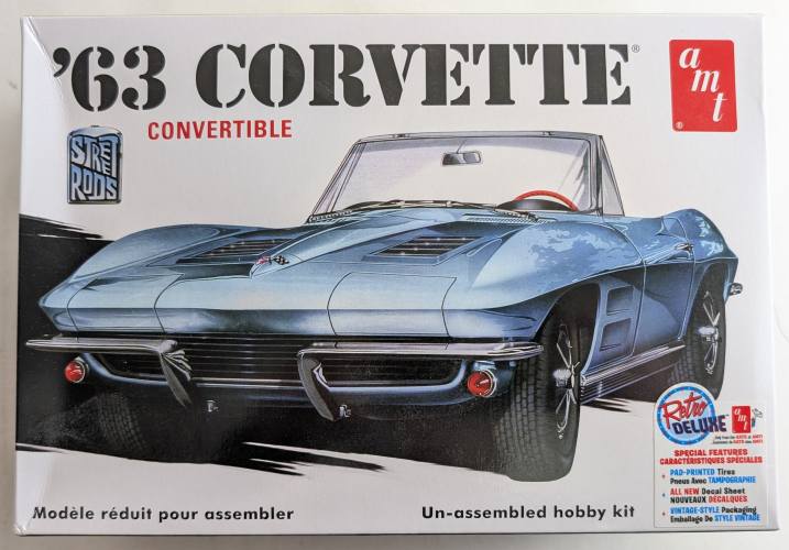 AMT 1/25 1335M 63 CORVETTE CONVERTIBLE