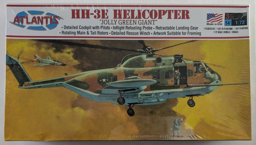 ATLANTIS 1/72 505 HH-3E VIETNAM CHOPPER JOLLY GREEN GIANT
