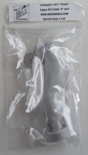 BRAZ MODELS 1/144 BZ4104 LOCKHEED L-1011 TRISTAR ENGINE NO2 INTAKE S DUCT