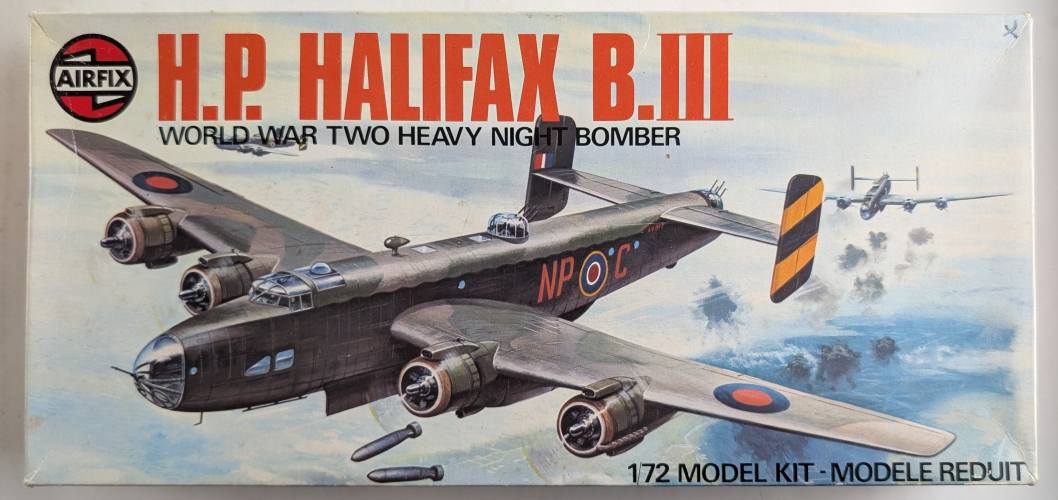 AIRFIX 1/72 05004-7  1975  HANDLEY PAGE HALIFAX B.III 