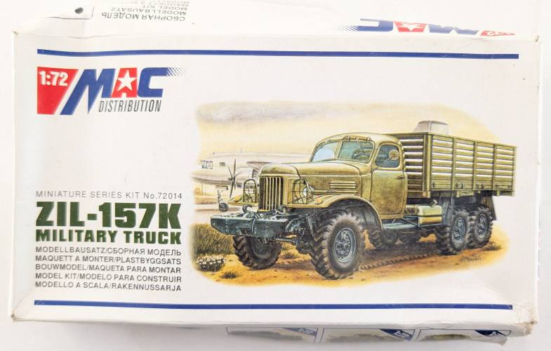 MAC DISTRIBUTION 1/72 72014 ZIL-157K MILITARY TRUCK