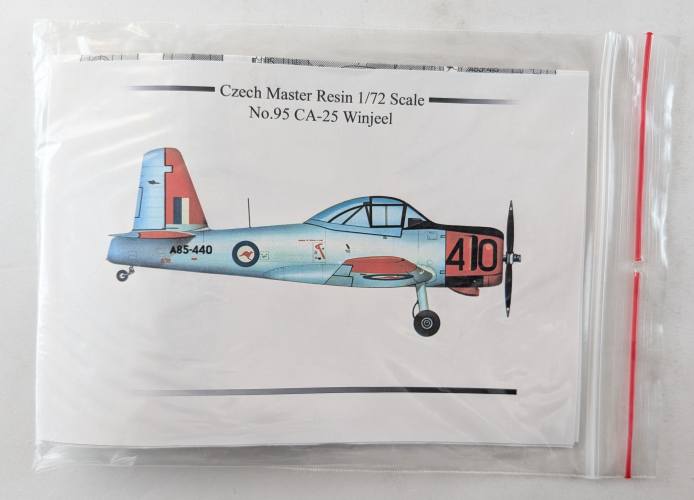 CZECH MASTER RESIN 1/72 NO.95 CA-25 WINJEEL