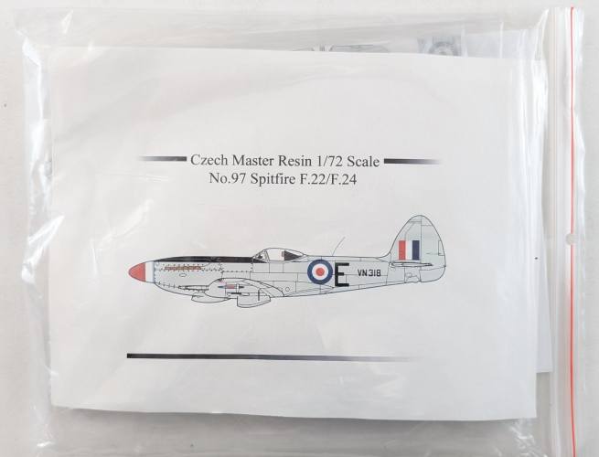CZECH MASTER RESIN 1/72 NO.97 SPITFIRE F.22/F.24