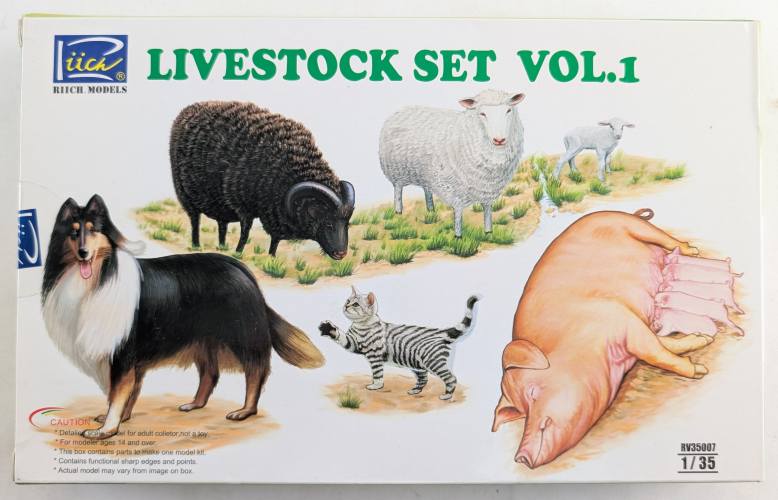RIICH 1/35 35007 LIVESTOCK SET VOL.1