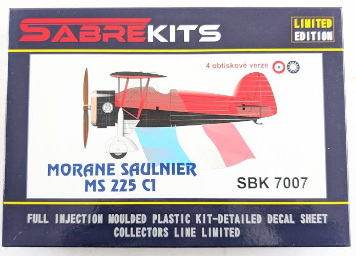 SABRE KITS 1/72 7007 MD.225 MORANE SAULNIER MS 225 C1