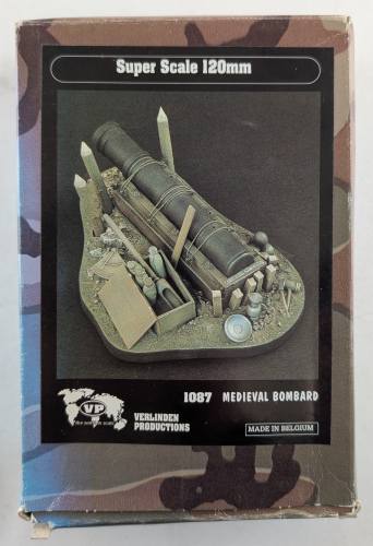 VERLINDEN PRODUCTIONS 120MM 1087 MEDIEVAL BOMBARD 