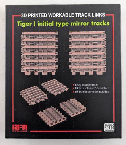 RYE FIELD MODEL 1/35 2019 TIGER I INITIAL TYPE MIRROR TRACKS