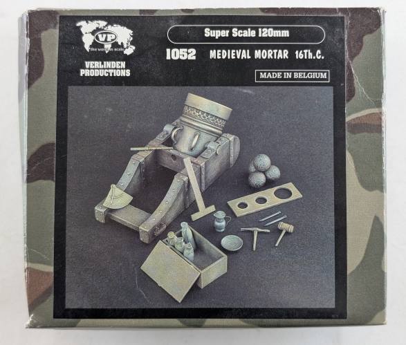 VERLINDEN PRODUCTIONS 120MM 1052 MEDIEVAL MORTAR 16TH CENTURY
