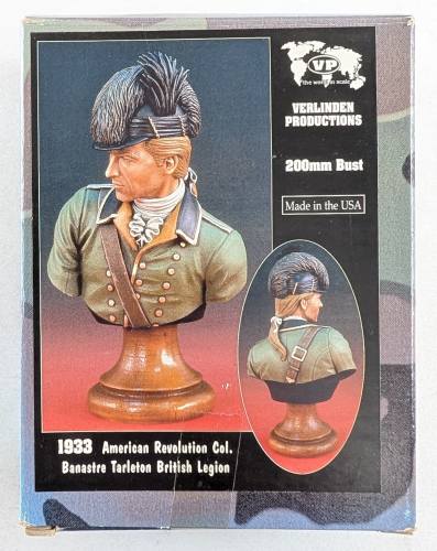 VERLINDEN PRODUCTIONS 200MM 1933 AMERICAN REVOLUTION COL. BANASTRE TARLETON BRITISH LEGION