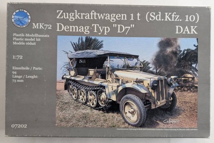 MPK 1/72 07202 ZUGKRAFTWAGEN 1T SD.KFZ.10