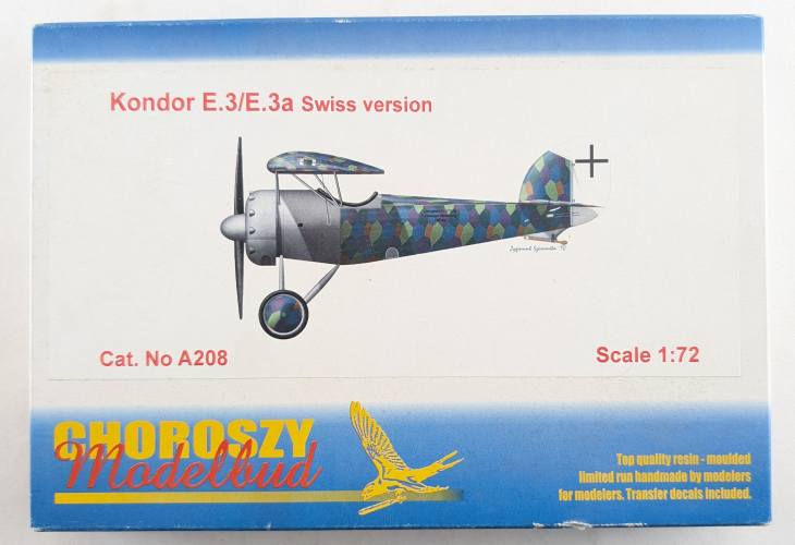 CHOROSZY 1/72 A208 KONDOR E.3/E.3A SWISS VERSION