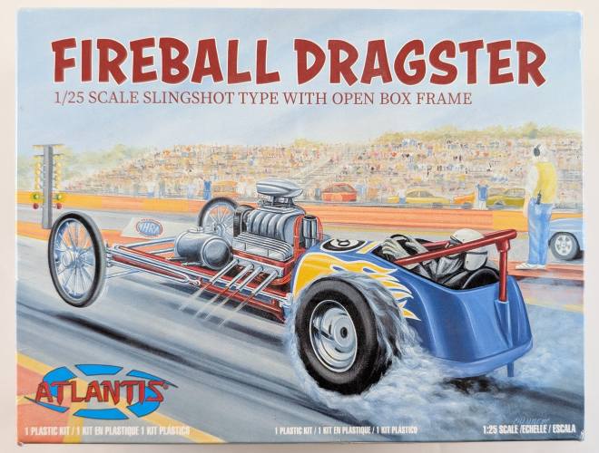 ATLANTIS 1/25 6710 FIREBALL DRAGSTER