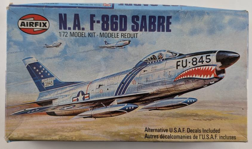 AIRFIX 1/72 02061  1980  F-86D SABRE