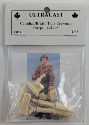 ULTRACAST 1/35 35033 CANADIAN/BRITISH TANK CREWMAN