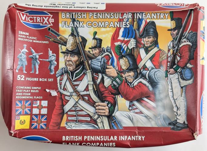 VICTRIX 28MM VX0004 BRITISH PENINSULAR INFANTRY FLANK COMPANIES
