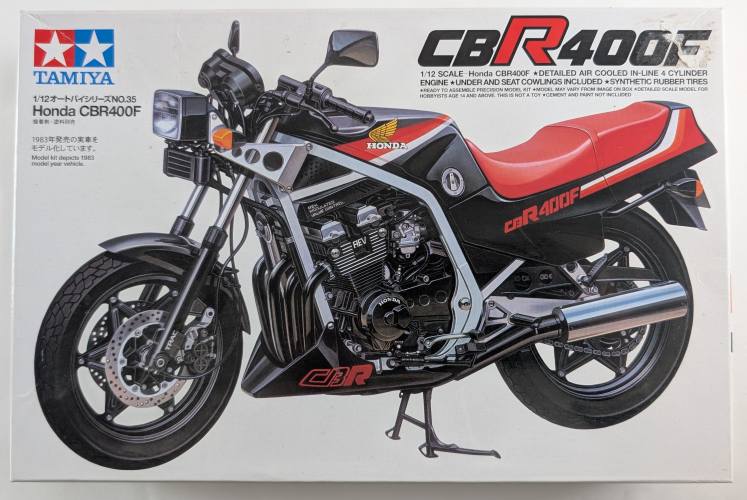 TAMIYA 1/24 14035 HONDA CBR400F 