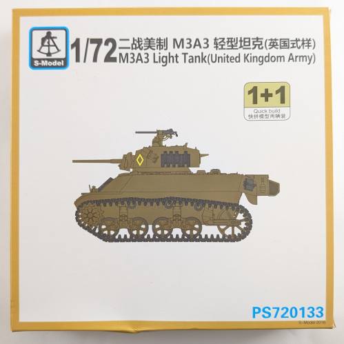 S-MODEL 1/72 720133 M3A3 LIGHT TANK
