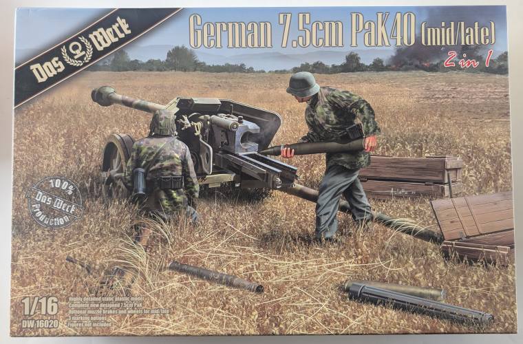 DAS WERK 1/16 16020 GERMAN 7.5CM PAK