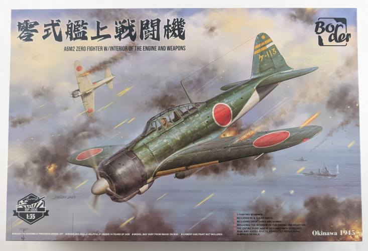 BORDER MODELS 1/35 BF-006 A6M2 ZERO FIGHTER W/INTERIOR