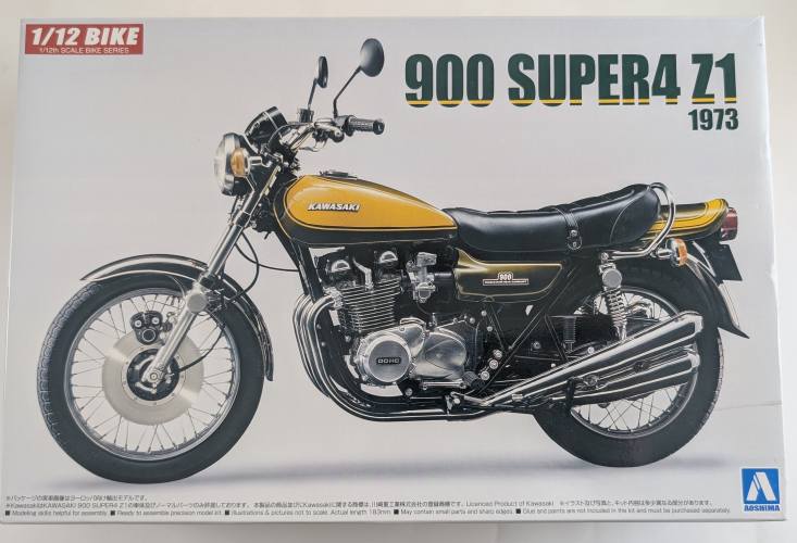 AOSHIMA 1/12 055311 KAWASAKI 900 SUPER 4 Z1 1973