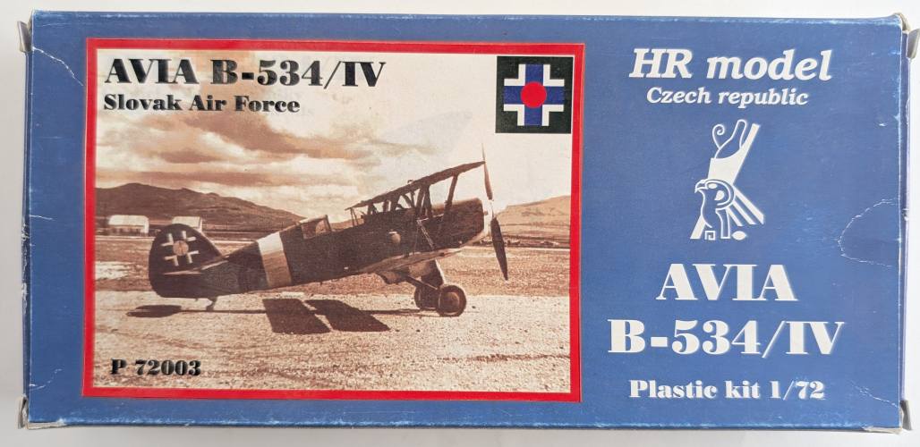 HR MODEL 1/72 72003 AVIA B-534/IV