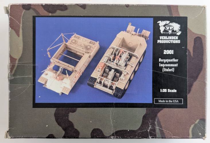 VERLINDEN PRODUCTIONS 1/35 2001 BERGEPANTHER IMPROVEMENT ITALERI
