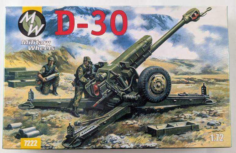 MILITARY WHEELS 1/72 7222 D-30