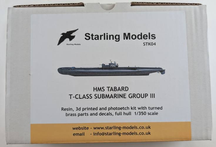 STARLING MODELS 1/350 STK04 T-CLASS SUBMARINE HMS TABARD