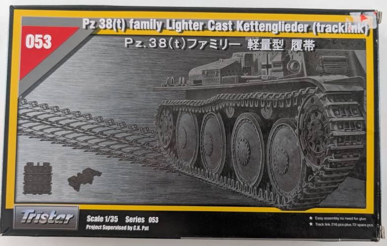 TRISTAR 1/35 053 PZ 38T FAMILY LIGHTER CAST KETTENGLIEDER TRACKLINK