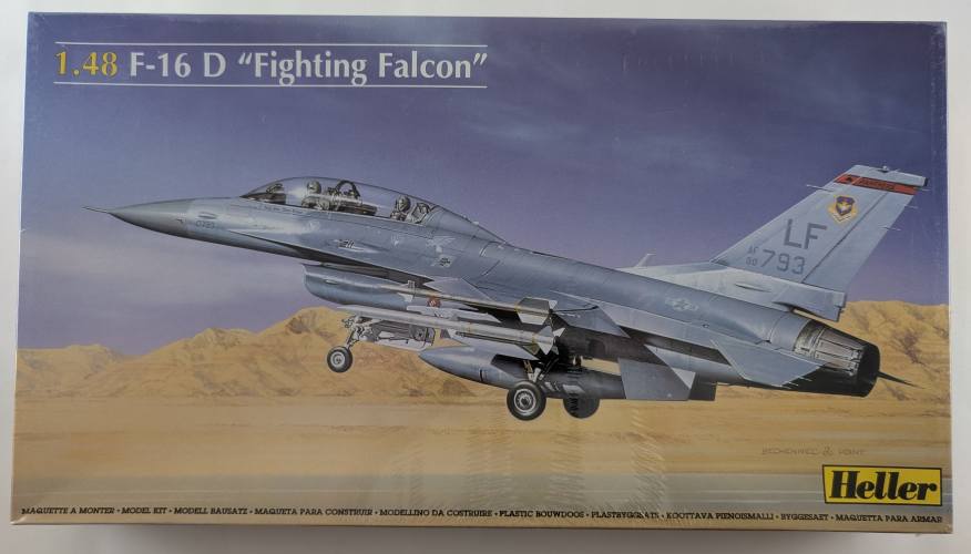 HELLER 1/48 80429 F-16D FIGHTING FALCON