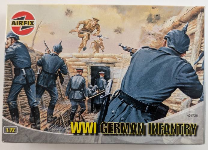 AIRFIX 1/72  2008  01726 WWI GERMAN INFANTRY 