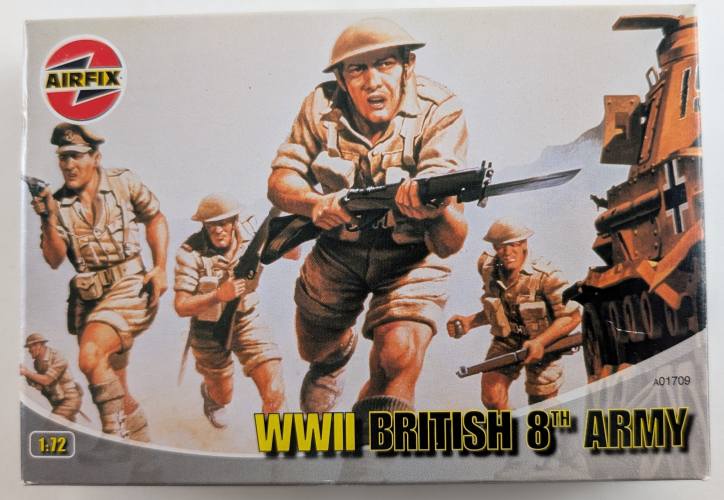 AIRFIX 1/72  2005  01709 WWII BRITISH 8TH ARMY